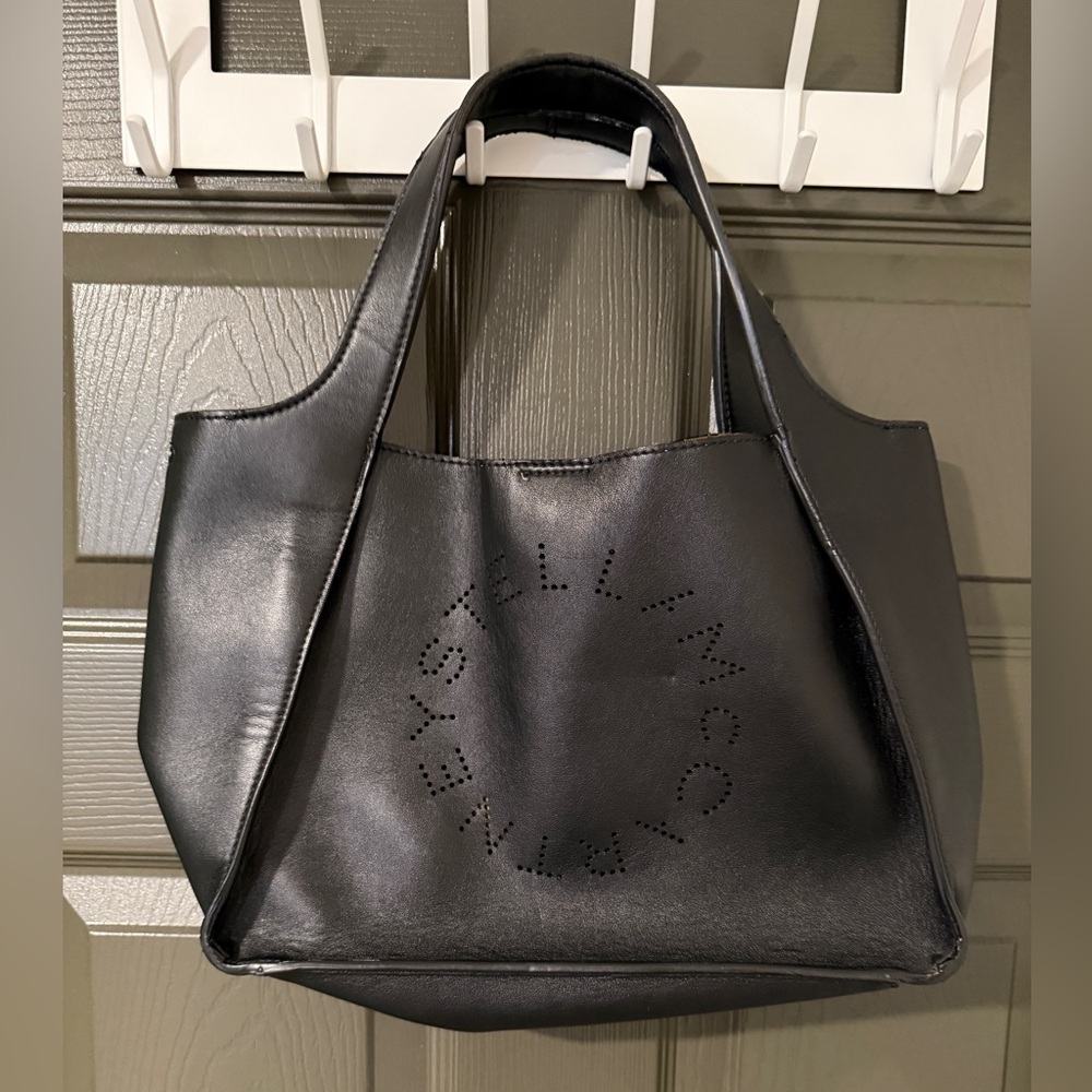 Stella McCartney Black Logo Tote